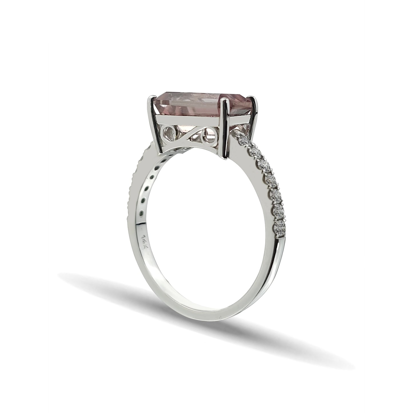 Diaspore White-Gold Ring