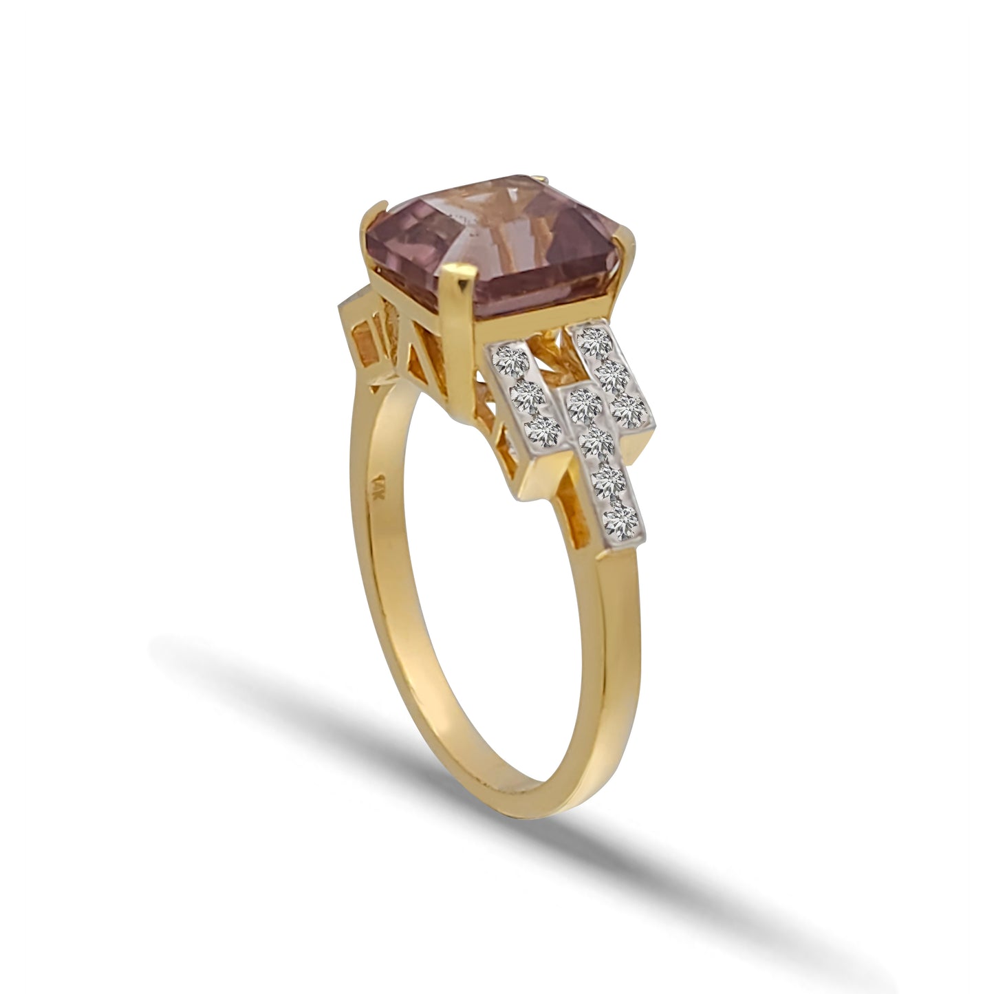 Diaspore Yellow-Gold Ring