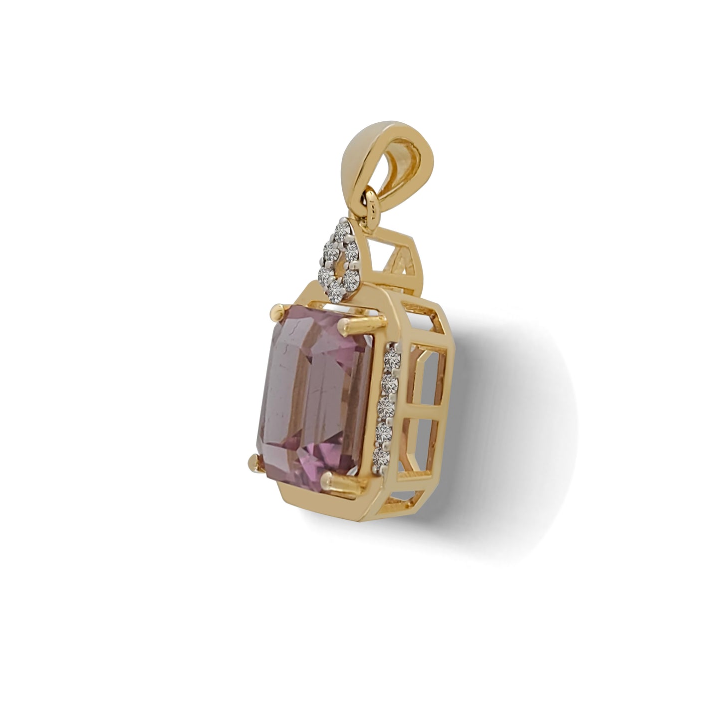 Diaspore Yellow-Gold Pendant