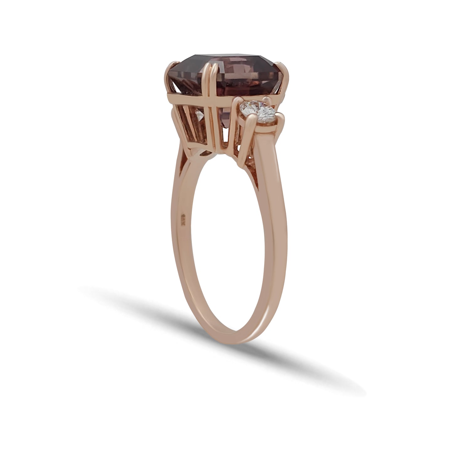 Diaspore Rose-Gold Ring