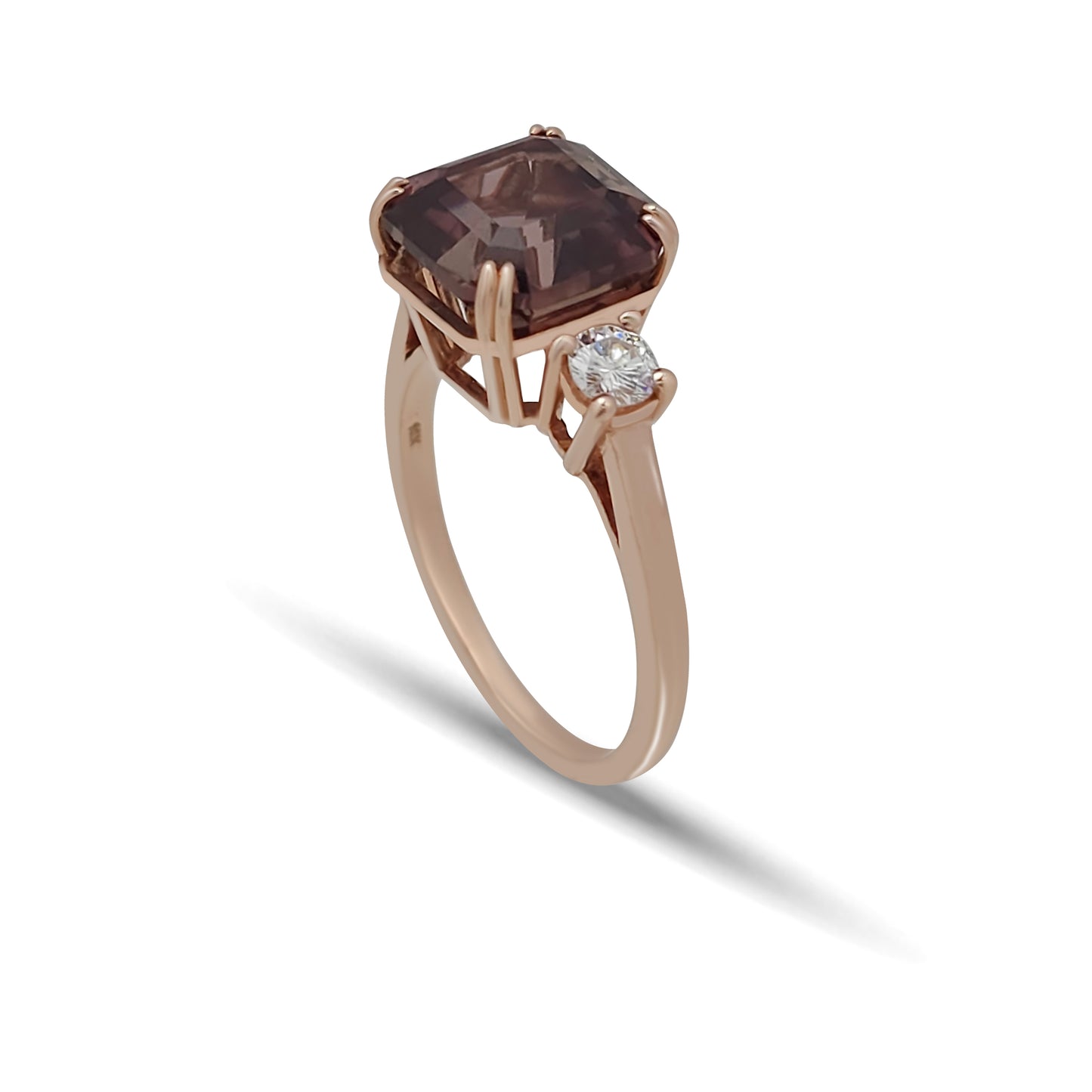 Diaspore Rose-Gold Ring